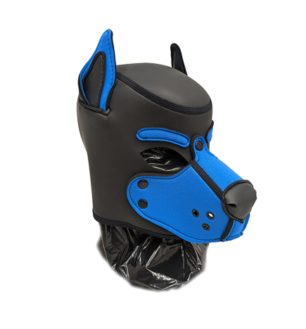 Mr. S Neoprene K9 Hood - Cobalt
