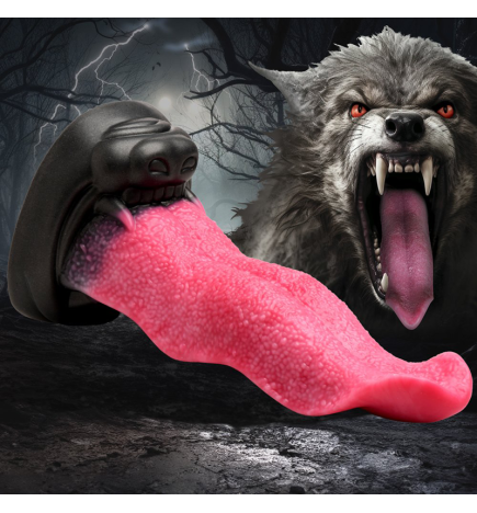 Wolfs Lick Silicone Dildo