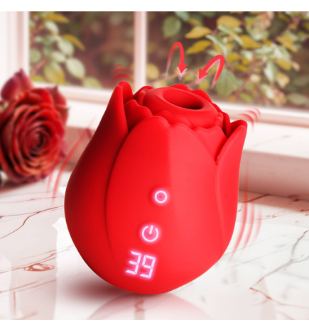 Cyber Rose Sucking & Vibrating Digital Clitoral Stimulator