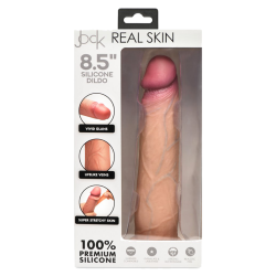 Real Skin Silicone Dildo - 8.5"