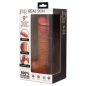 Real Skin Silicone Dildo with Balls 9 Inch - Medium