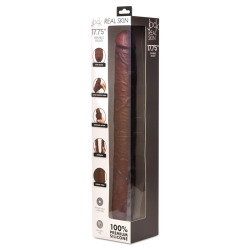 Double Dildo 15.75 Inch - Dark