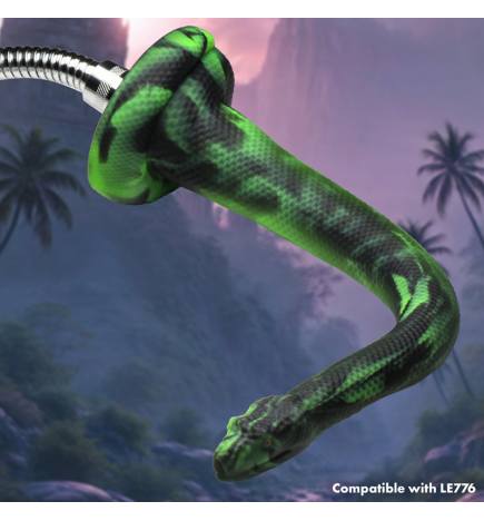 Spitting Serpent Silicone Enema Snake