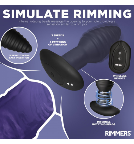 Model-E Vibrating Rimming Plug with Remote
