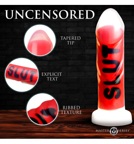 Slut Silicone Dildo