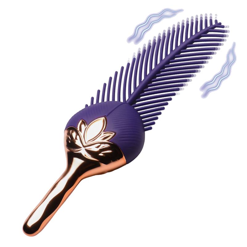 The Tickler Vibrating Silicone Feather The Tickler Vibrating Silicone Feather
