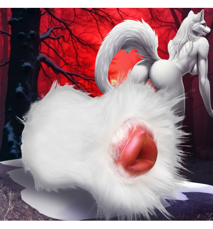 Snow She-Wolf Silicone Stroker