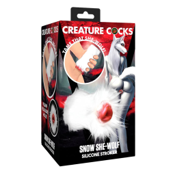 Snow She-Wolf Silicone Stroker