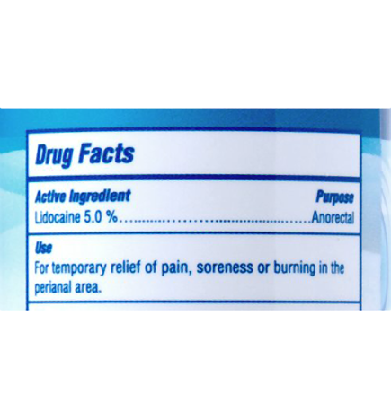 Relax Anal Lube 5-Percent Lidocaine - 4.4 oz.