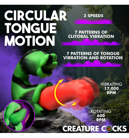 Tongue Lasher Silicone Vibrator