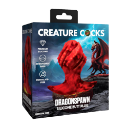 Dragonspawn Silicone Butt Plug - Medium
