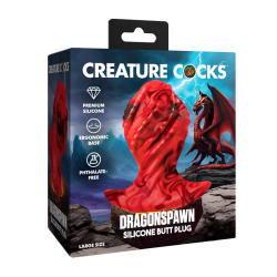 Dragonspawn Silicone Butt Plug - Large