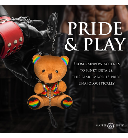 Pride Bear Keychain