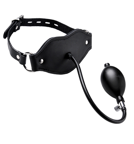 Silencer Inflatable Locking Silicone Penis Gag