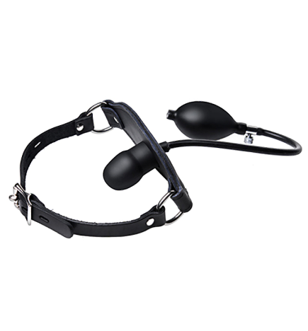 Silencer Inflatable Locking Silicone Penis Gag
