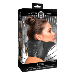 Rigid Locking Posture Collar w/ Chin Brace