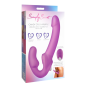 Candy Crush - Purple Vibrating Strapless Strap-On w/Remote