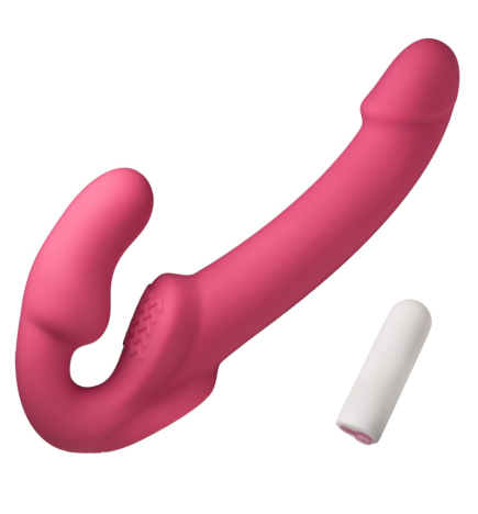 Candy Crush - Pink Vibrating Strapless Strap-On