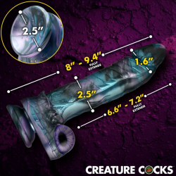 Astro-Thrust Thrusting and Vibrating Silicone Dildo