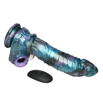 Astro-Thrust Thrusting and Vibrating Silicone Dildo
