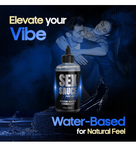 Sex Sauce for Men Water-Based Lubricant - 8oz