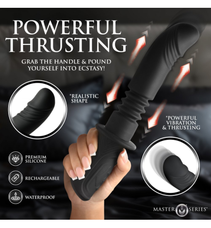 Power Thrust Thrusting Silicone Vibrator