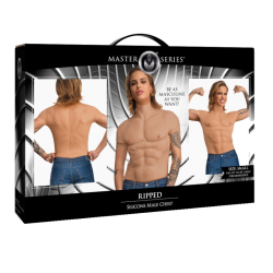 Ripped Silicone Male Chest
