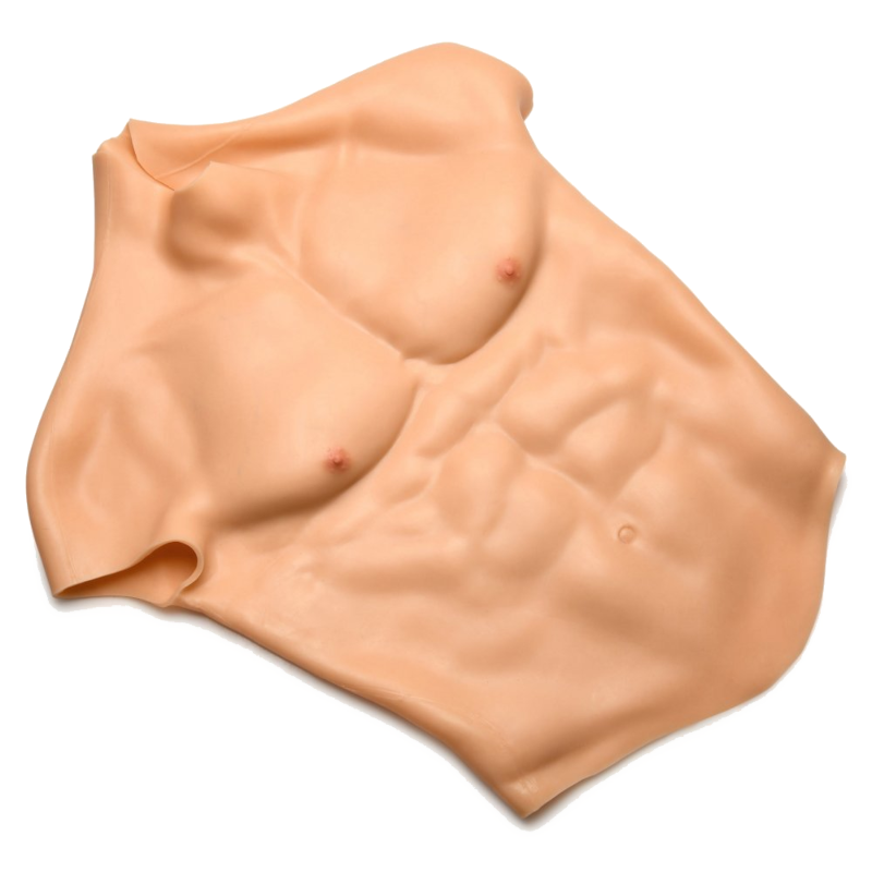 Ripped Silicone Male Chest Ripped Silicone Male Chest