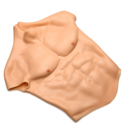 Ripped Silicone Male Chest