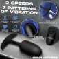 Vibrating Weighted Silicone Anal Plug - Large