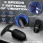 Vibrating Weighted Silicone Anal Plug - XLarge