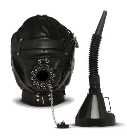 Degraded Sensory Deprivation Hood with Funnel