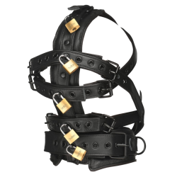 Leather Head Harness with Muzzle