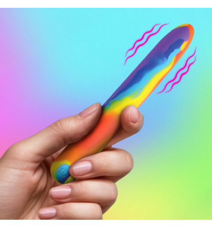 Rainbow Silicone Vibrator