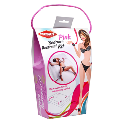 Frisky Pink Bedroom Restraint Kit