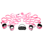 Frisky Pink Bedroom Restraint Kit