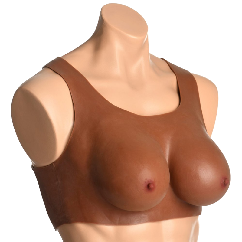 Perky Pair D-Cup Silicone Breasts - Dark Perky Pair D-Cup Silicone Breasts - Dark