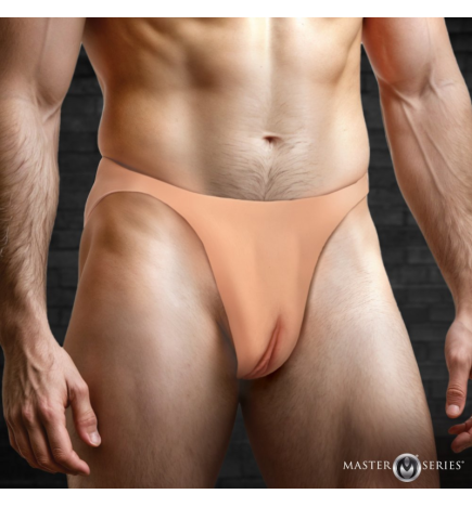 Pussy Strap Silicone Vagina Jockstrap