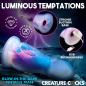 Cocktopus Deluxe Glow-in-the-Dark Vibrating Silicone Dildo