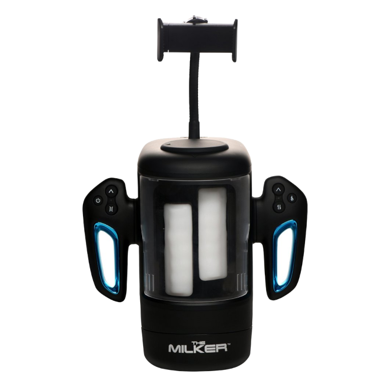 Cyber Milker Stroking & Vibrating Masturbator Cyber Milker Stroking & Vibrating Masturbator