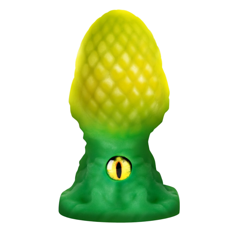 Eye of the Dragon Silicone Butt Plug - Green Eye of the Dragon Silicone Butt Plug - Green