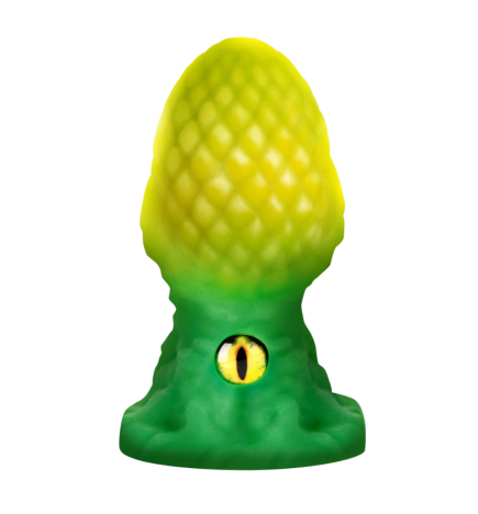 Eye of the Dragon Silicone Butt Plug - Green
