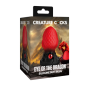 Eye of the Dragon Silicone Butt Plug - Red