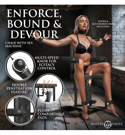Enforcer Chair with Sex Machine