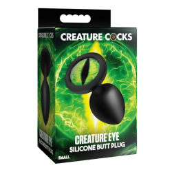 Creature Eye Green Eye Silicone Butt Plug - Small