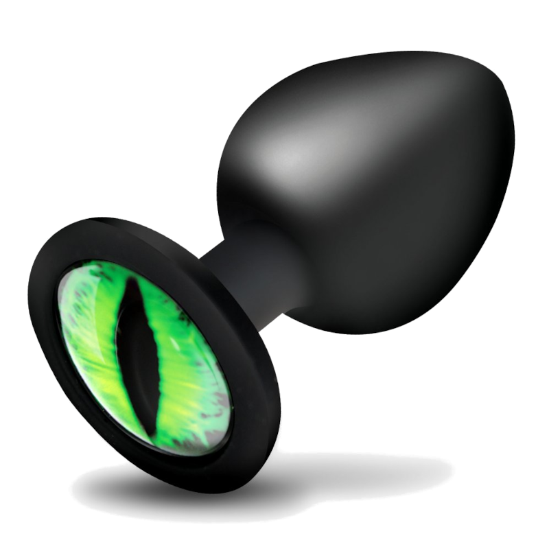 Creature Eye Green Eye Silicone Butt Plug - Large Creature Eye Green Eye Silicone Butt Plug - Large