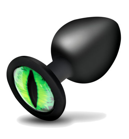 Creature Eye Green Eye Silicone Butt Plug - Large