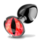 Sinister Eye Red Eye Metal Butt Plug - Small