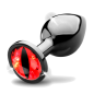 Sinister Eye Red Eye Metal Butt Plug - Medium