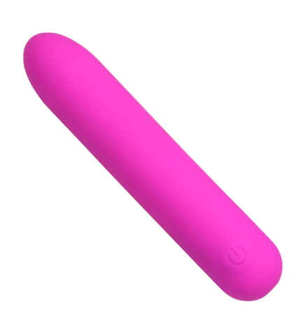Tapered Flexible Silicone Bullet - Pink